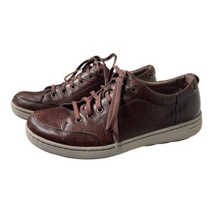 Dansko Mens Vaughn Brown Leather Lace Up Sneaker Casual Comfort Shoe EU 44 US 11